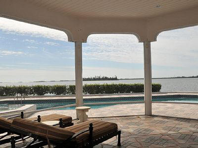 View from screened porch
