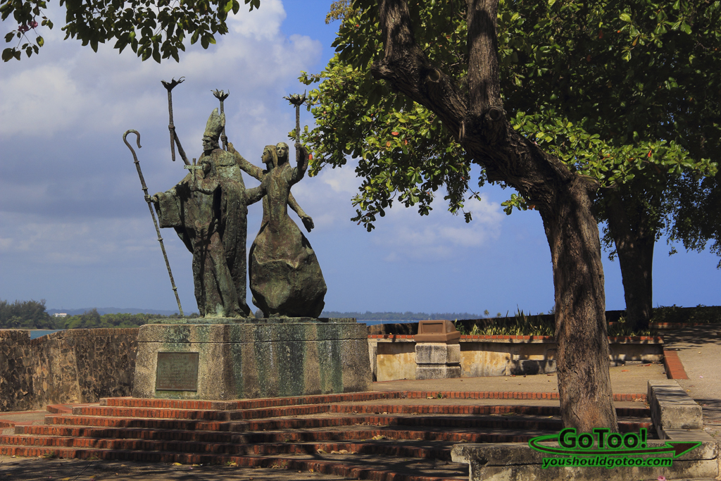 Plazuela de la Rogativa sculpture Old San Juan PR