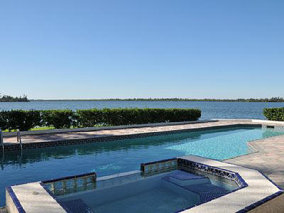 River view from pool deck