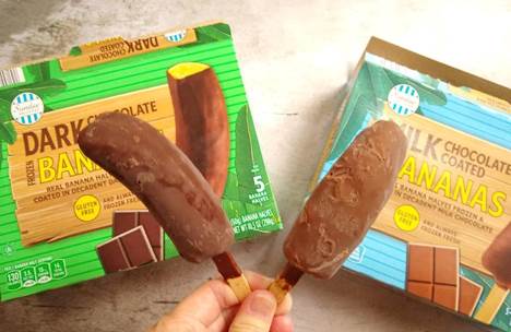 Sundae Shoppe Dark Chocolate Coated Bananas @aldireviewer/Pinterest