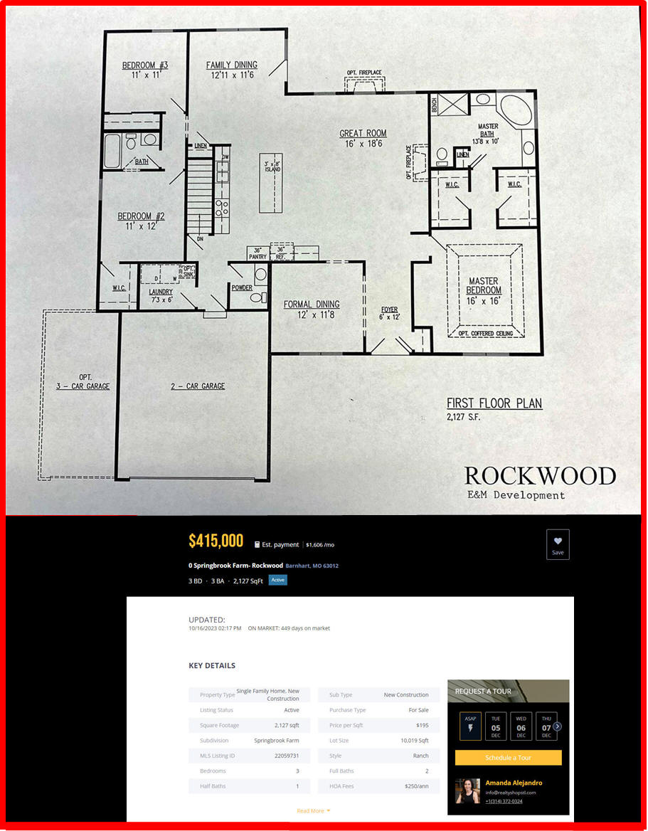 Barnhart, MO 63012,0 Springbrook Farm- Rockwood